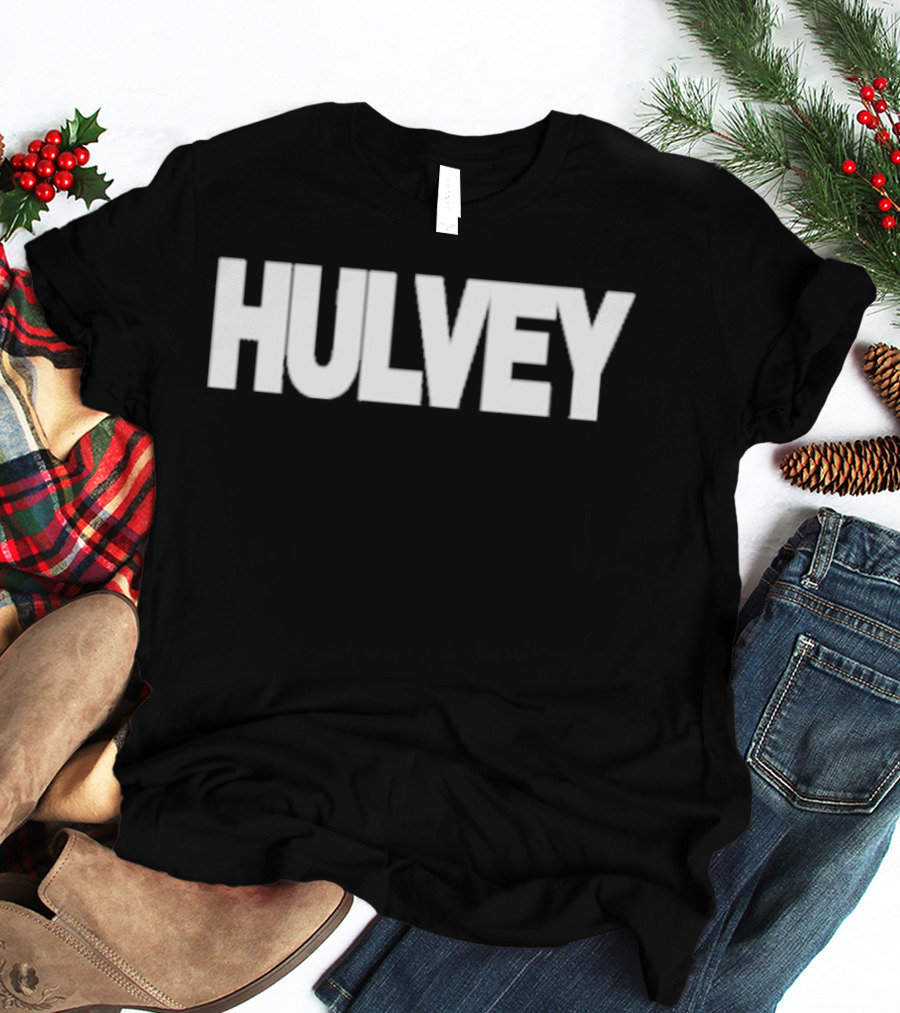 Hulvey Dave Bold White Lettering T-Shirt