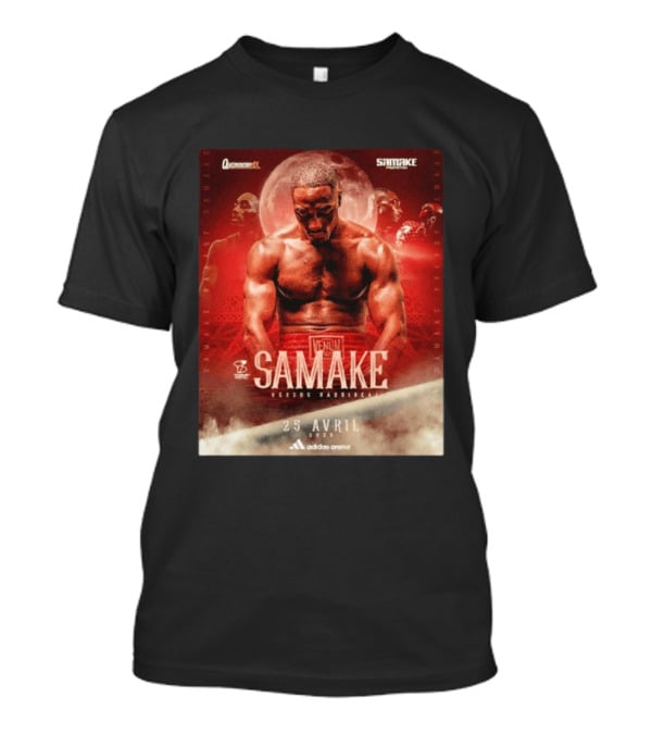 Samake Versus Hadribeaj 2026 Venum Boxing Match Adidas Arena April 25 T-Shirt