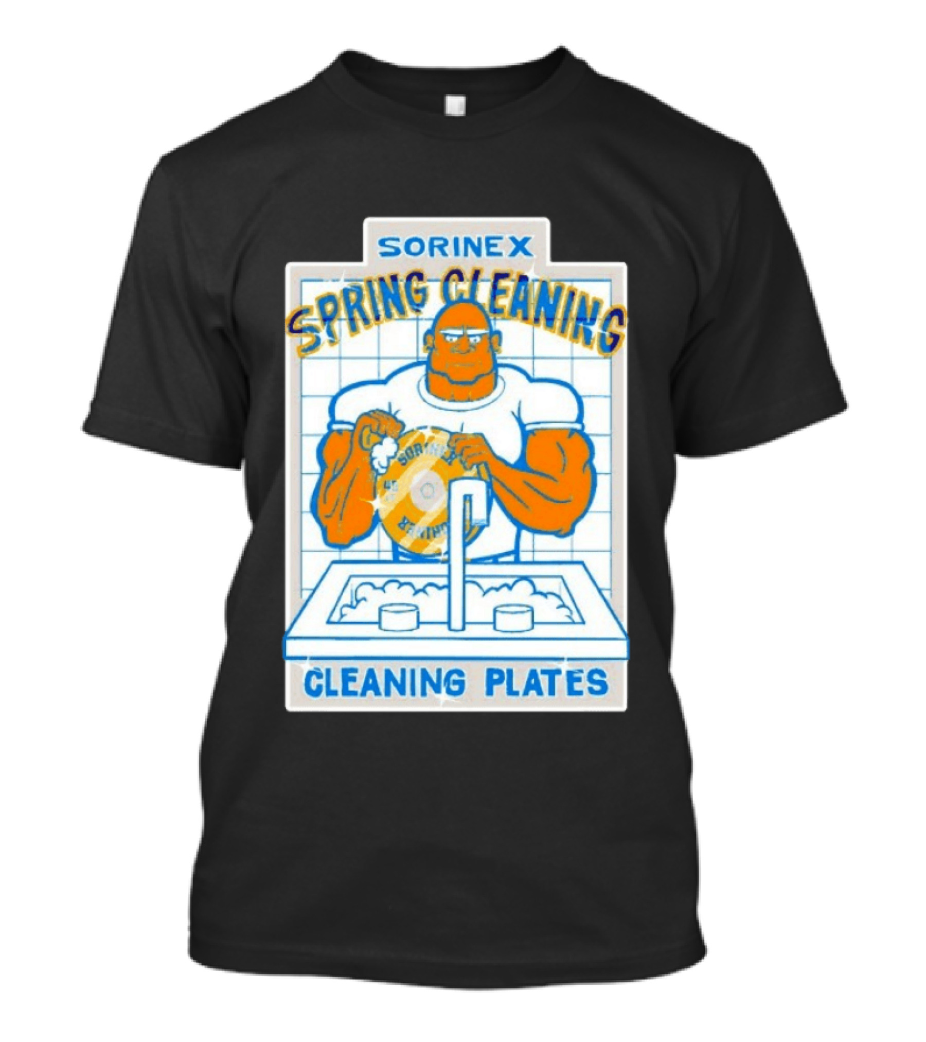 SORINEX Spring Cleaning Cleaning Plates T-Shirt