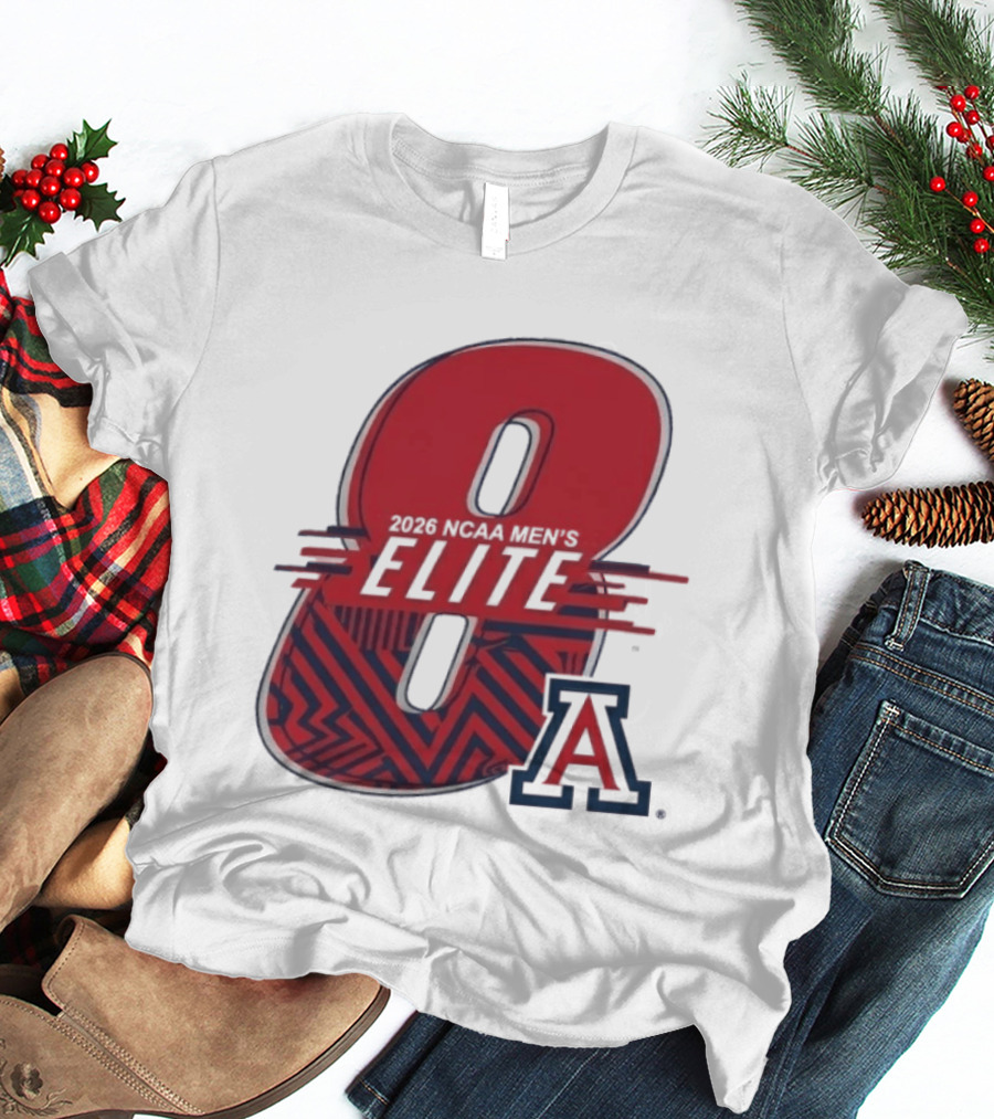 2026 NCAA Men's Elite 8 Arizona Wildcats Basketball T-Shirt