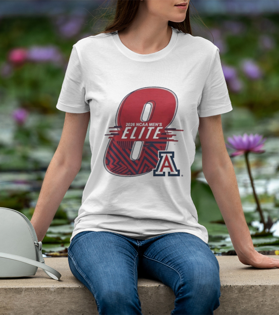2026 NCAA Men's Elite 8 Arizona Wildcats Basketball T-Shirt