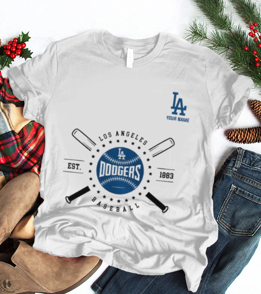 Los Angeles Dodgers Baseball Est 1883 LA Team Store T-Shirt
