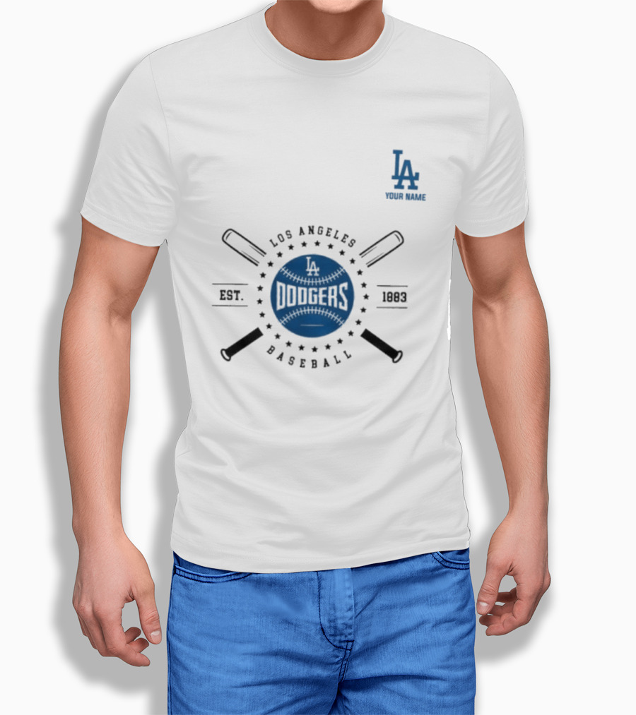 Los Angeles Dodgers Baseball Est 1883 LA Team Store T-Shirt