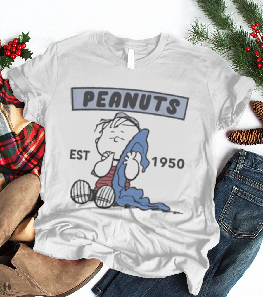 Peanuts Linus Blanket EST 1950 Classic Charlie Brown T-Shirt