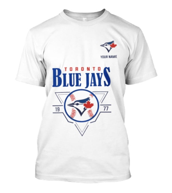 Toronto Blue Jays Your Name 1977 Retro Baseball T-Shirt
