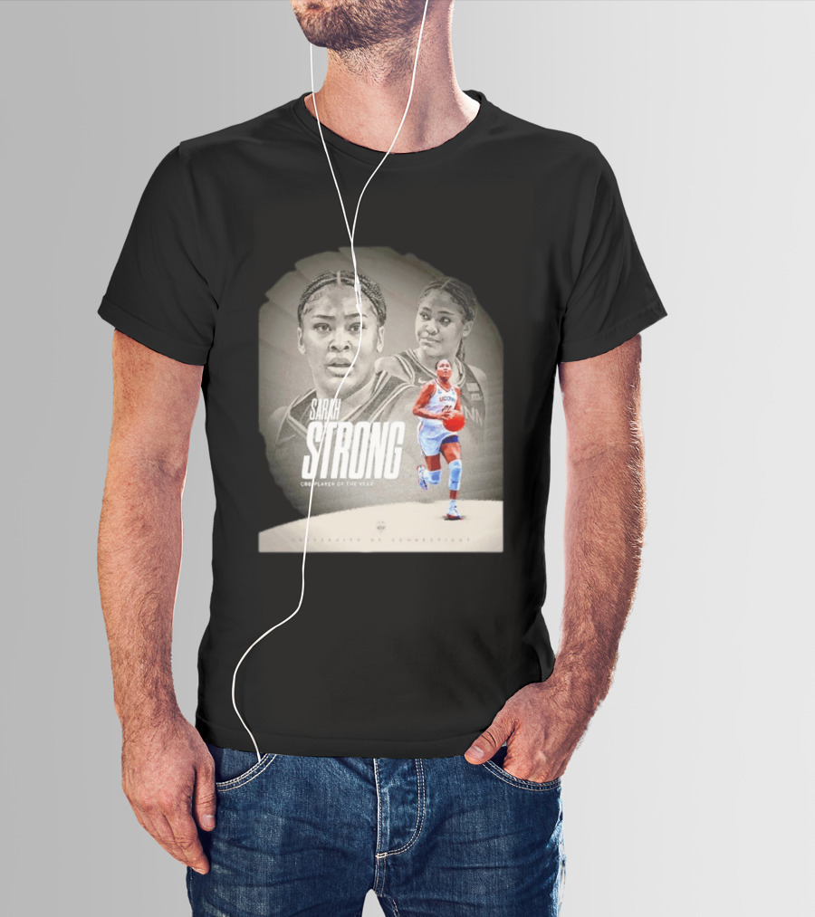 Sarah Strong UConn Huskies CBB Player Of The Year University Of Connecticut T-Shirt