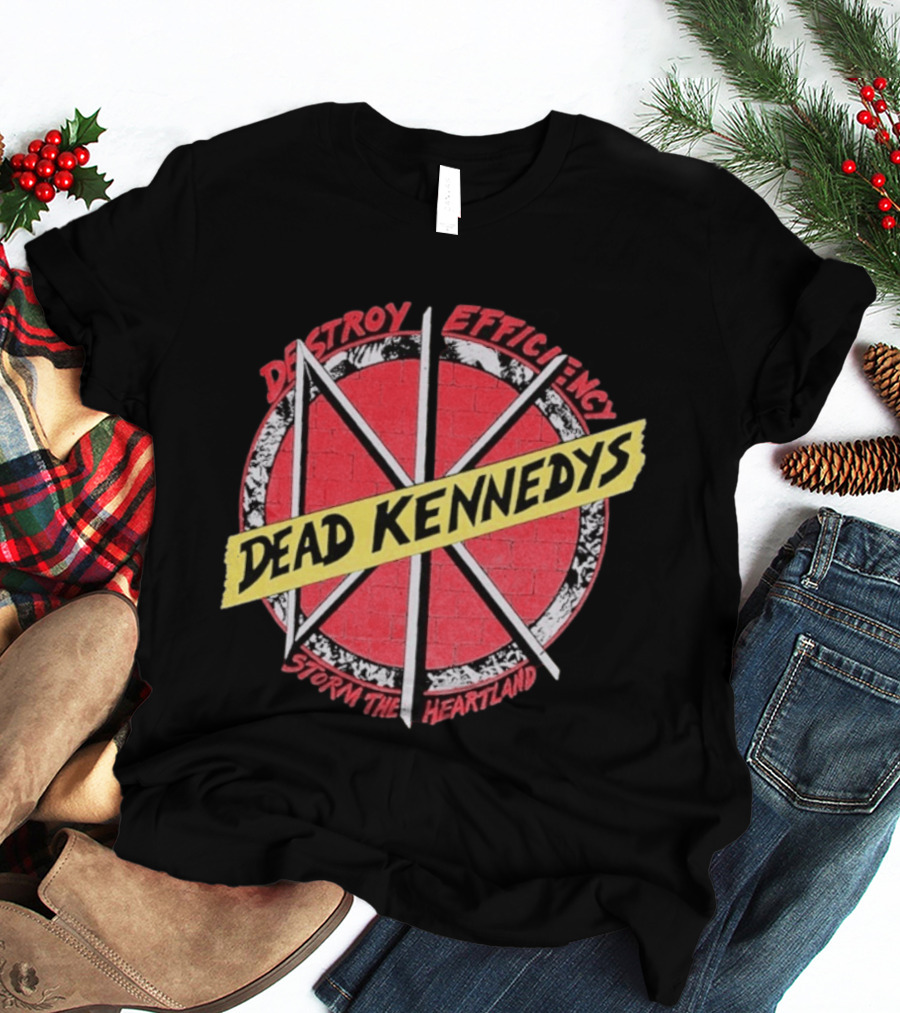Dead Kennedys Destroy Efficiency Storm The Heartland T-Shirt