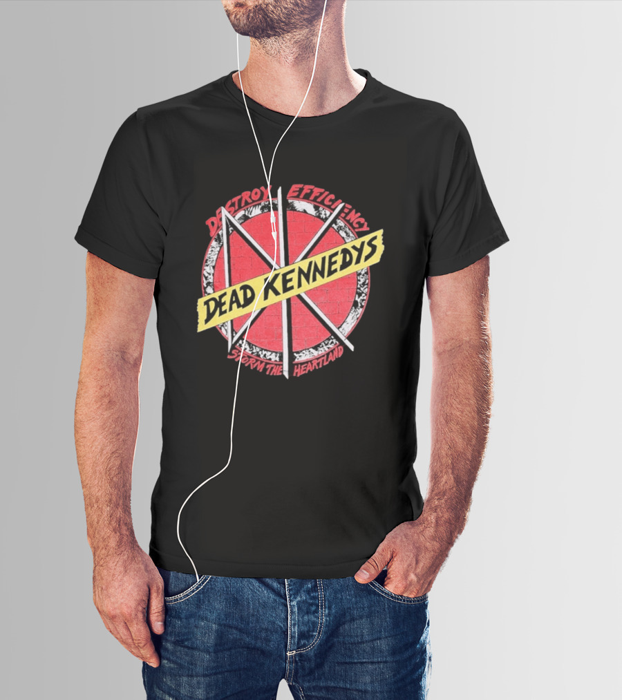 Dead Kennedys Destroy Efficiency Storm The Heartland T-Shirt