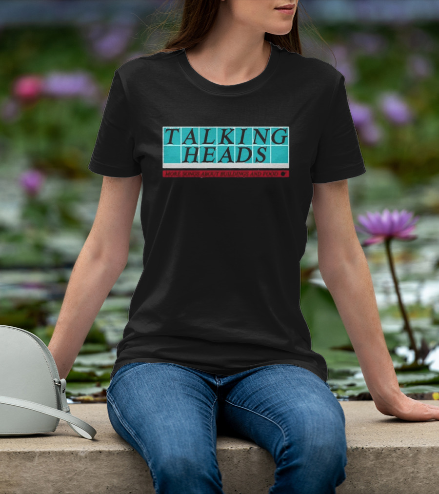 Talking Heads More Songs About Buildings And Food Tiled Block T-Shirt