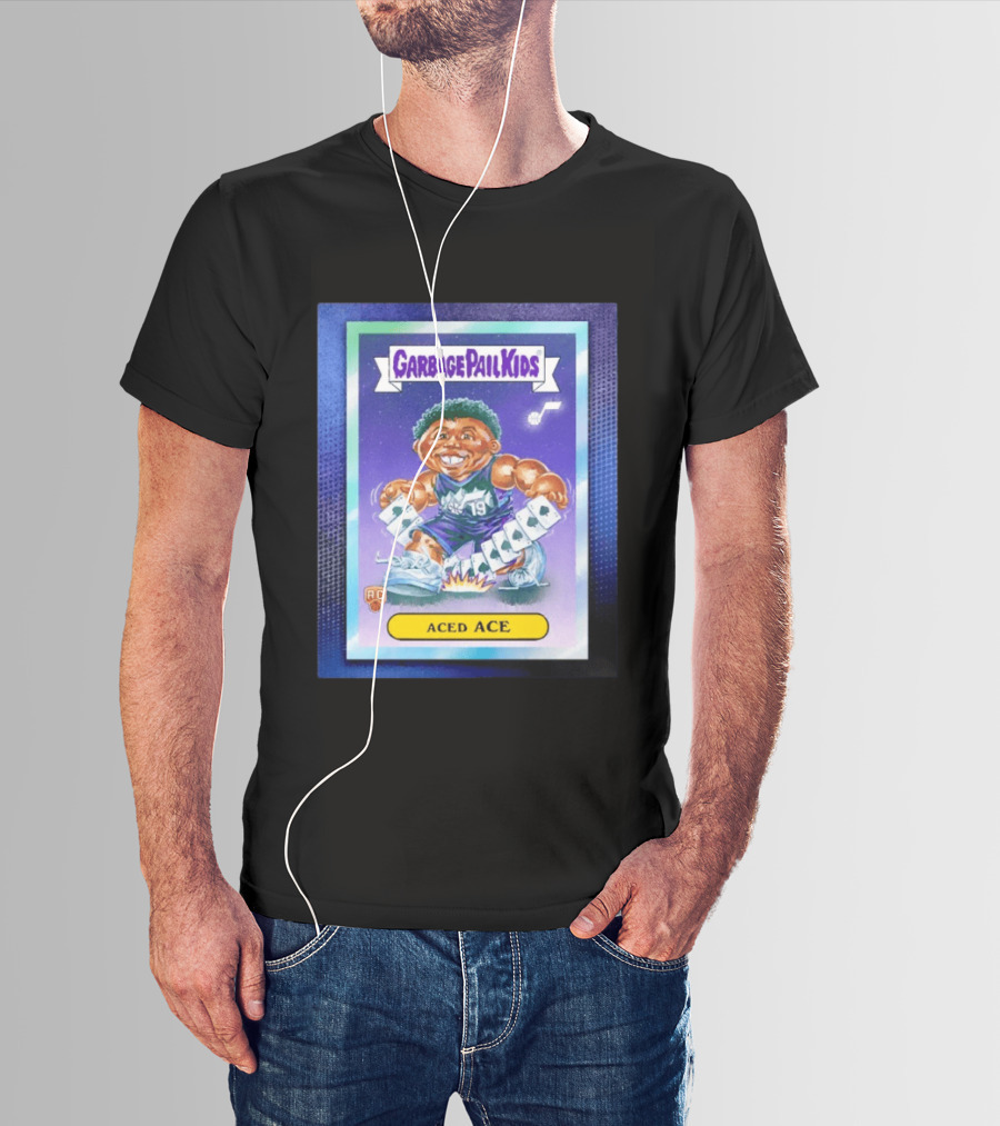 Garbage Pail Kids Aced Ace Bailey Utah Jazz Trading Card T-Shirt