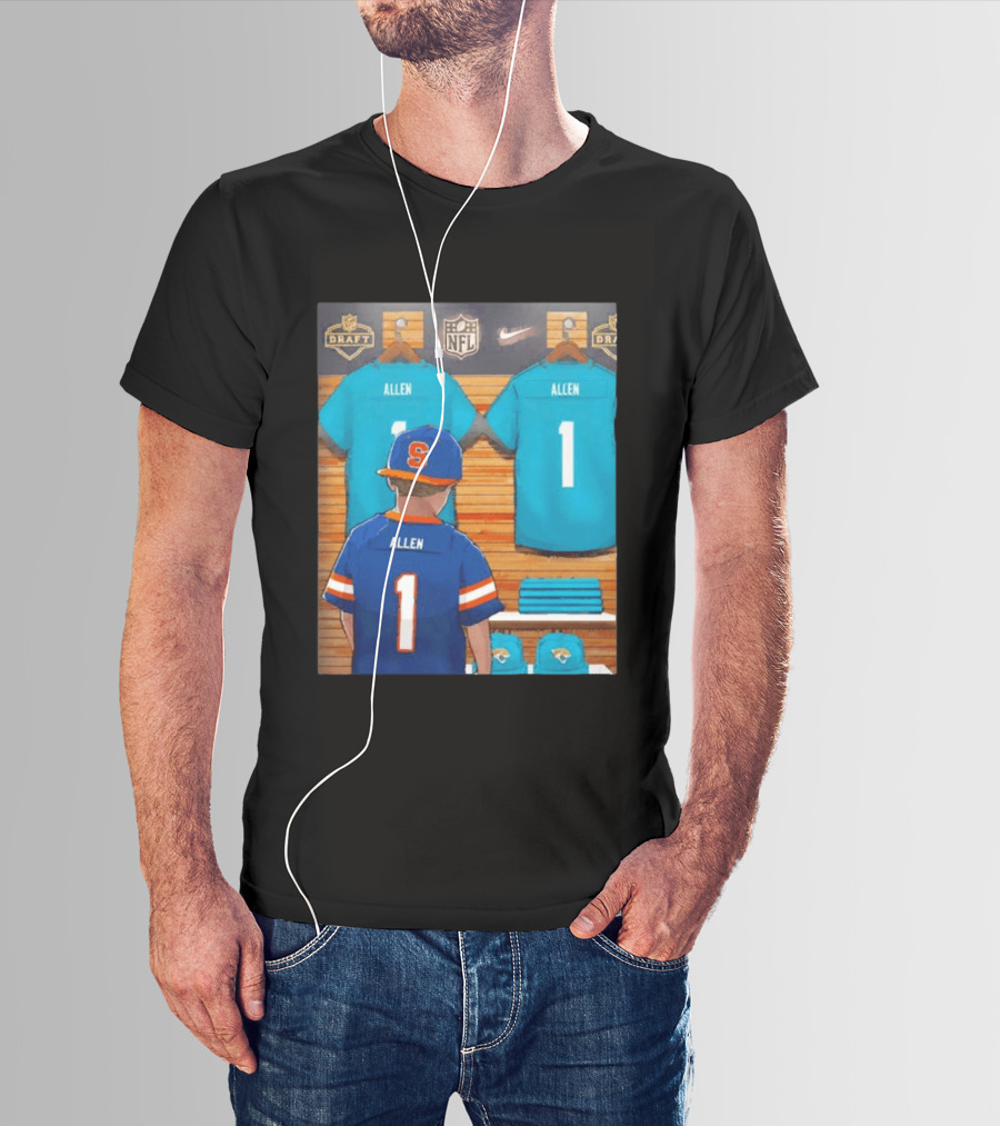 NFL Draft Jacksonville Jaguars LeQuint Allen Syracuse Childhood Dream T-Shirt
