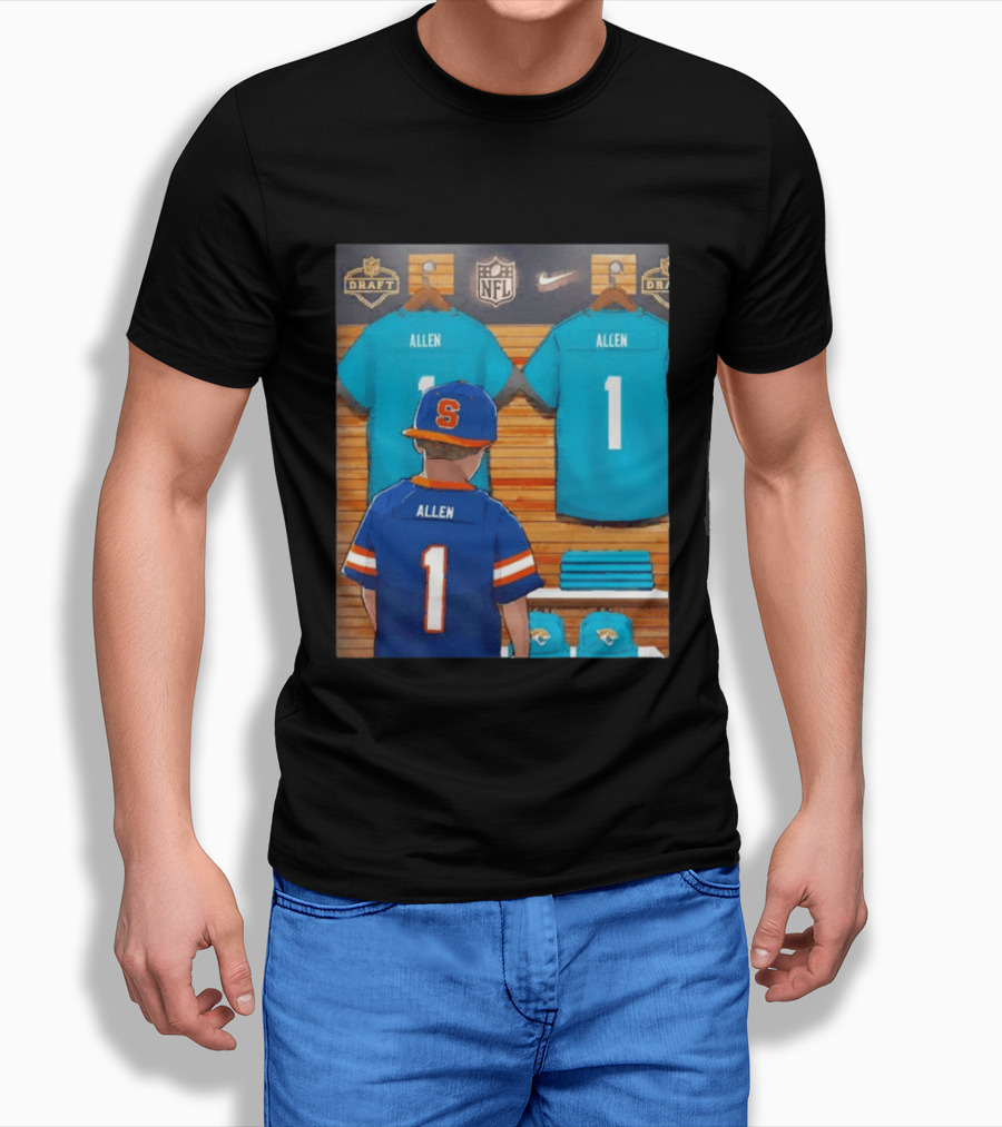 NFL Draft Jacksonville Jaguars LeQuint Allen Syracuse Childhood Dream T-Shirt