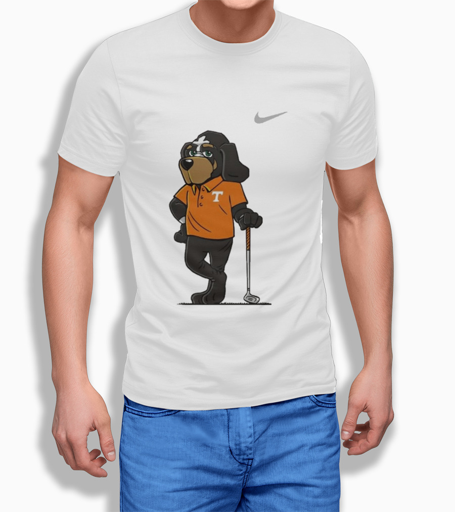 Vol Golfing Smokey In Tennessee Orange Nike T-Shirt