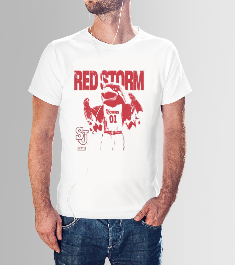 St. John's Red Storm SJ Mascot 01 T-Shirt