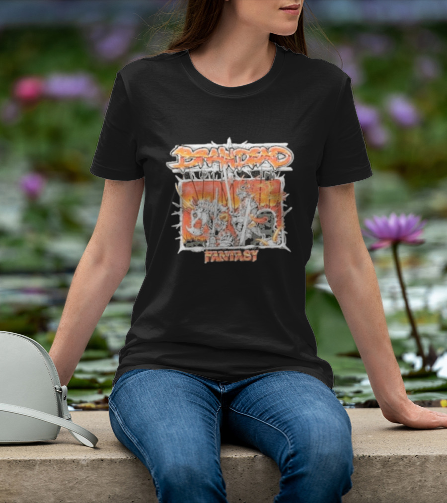 Brain Dead Fantasy Gomze Knight Battle Scene T-Shirt