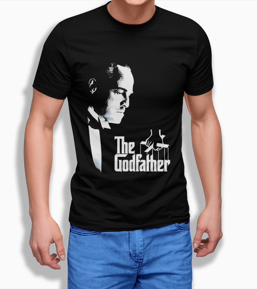 The Godfather Vito Corleone Iconic Movie Character Font T-Shirt