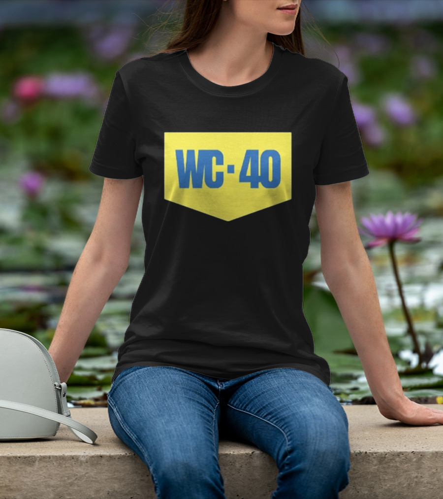 Willson Contreras WC 40 Blue Text On Yellow T-Shirt