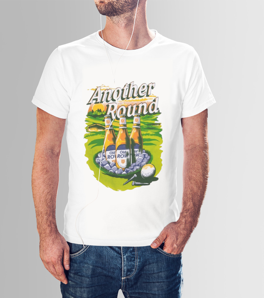 Another Round Old Row Golf Beer Bottles T-Shirt
