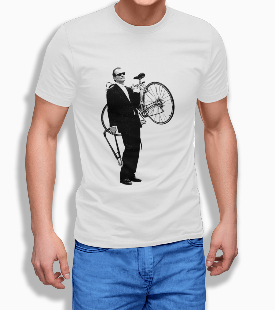Bill Murray Rushmore Wes Anderson Tribute Cyclist T-Shirt
