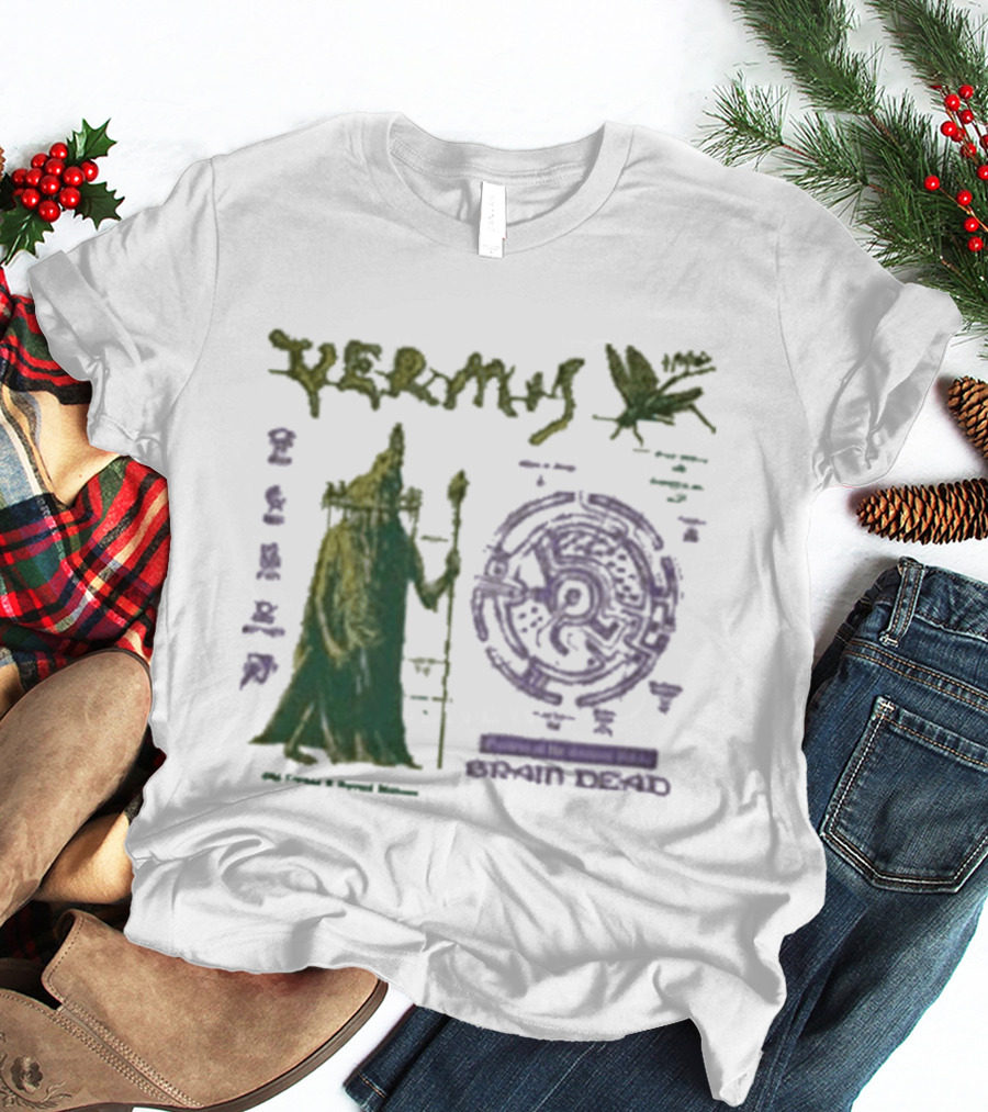 Vermis Brain Dead Fantasy Games Old Curses Mystic Frog Wizard T-Shirt
