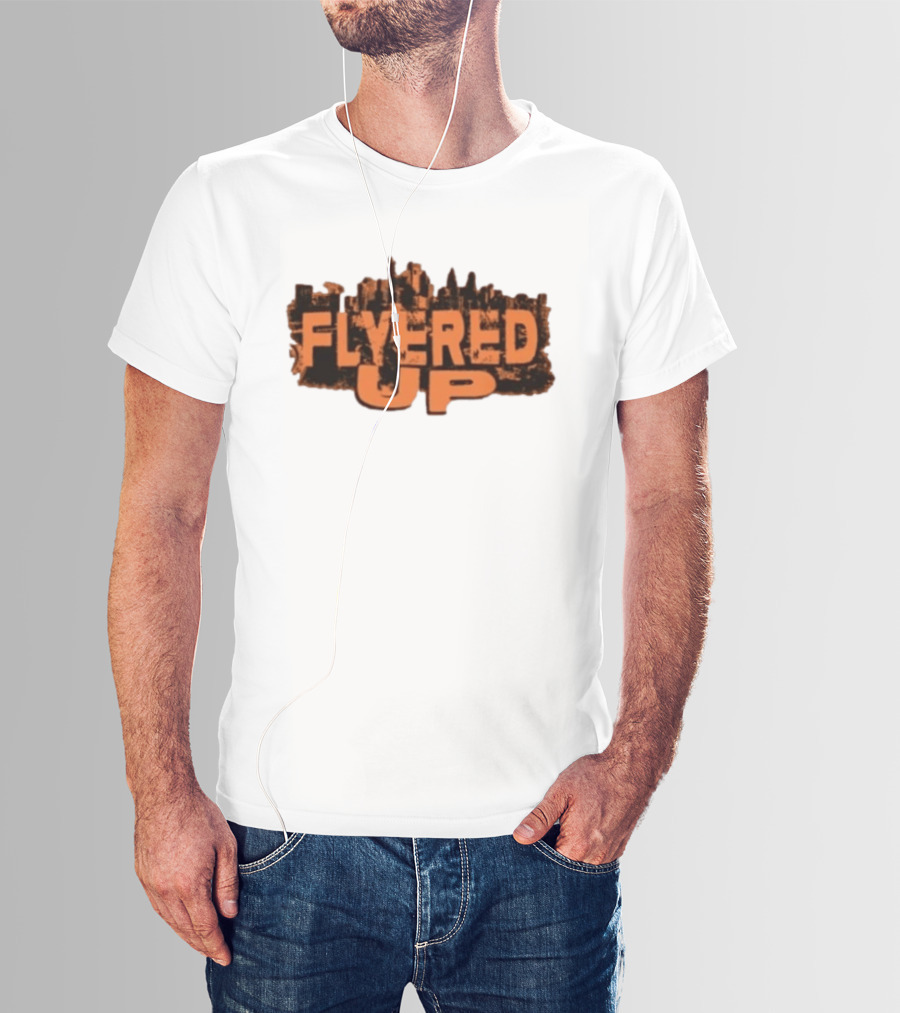 Flyered Up Urban Skyline T-Shirt