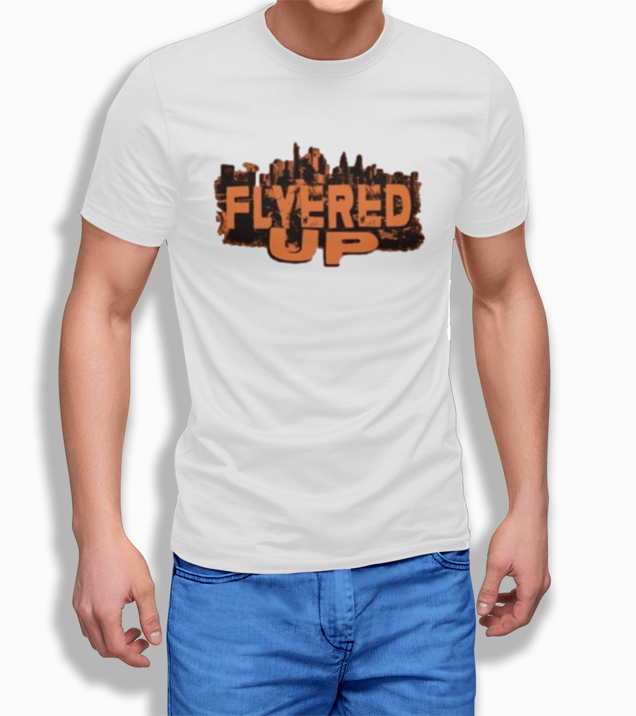 Flyered Up Urban Skyline T-Shirt