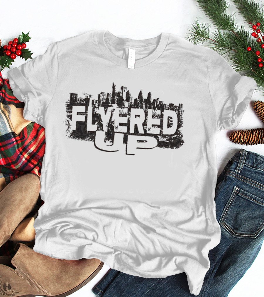 Flyered Up Skyline City T-Shirt