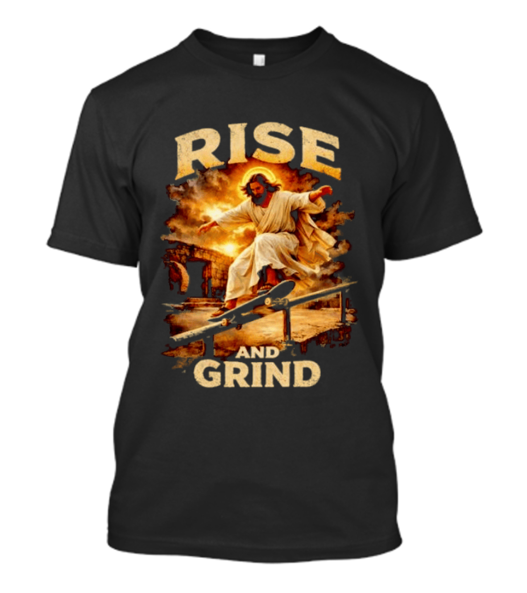 Rise And Grind Jessu Skateboarding 26 T-Shirt