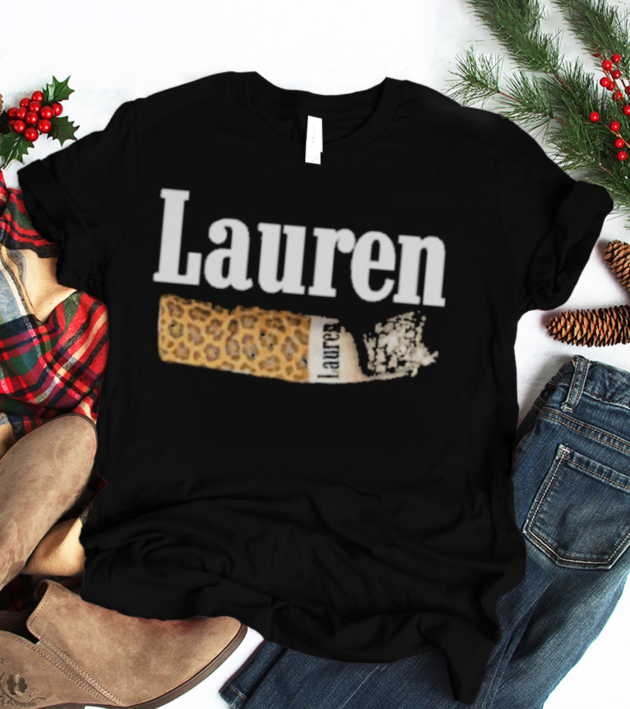 Lauren Sanderson Lauren Leopard Print Cake Slice T-Shirt