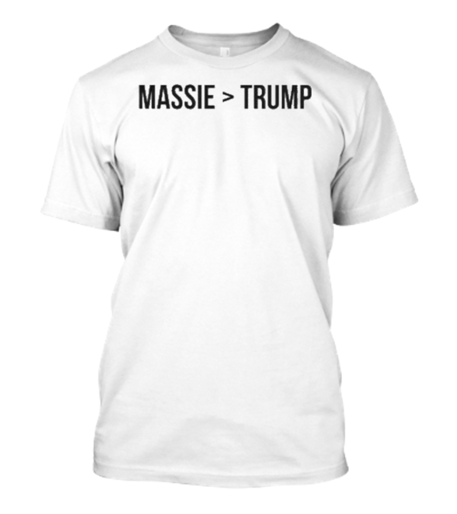 Massie Greater Than Trump Political Comparison T-Shirt