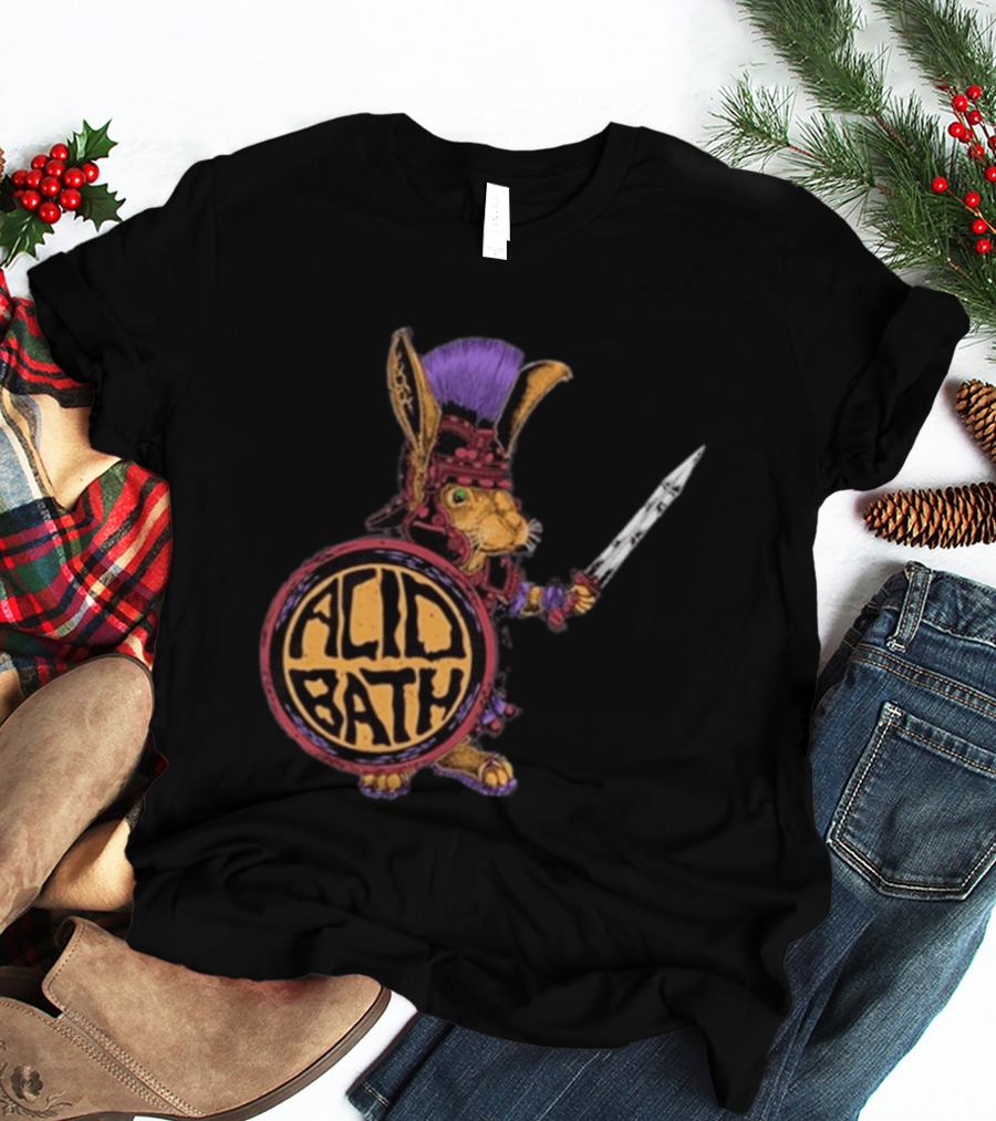 Acid Bath Roman Rabbit Gladiator Warrior Event T-Shirt