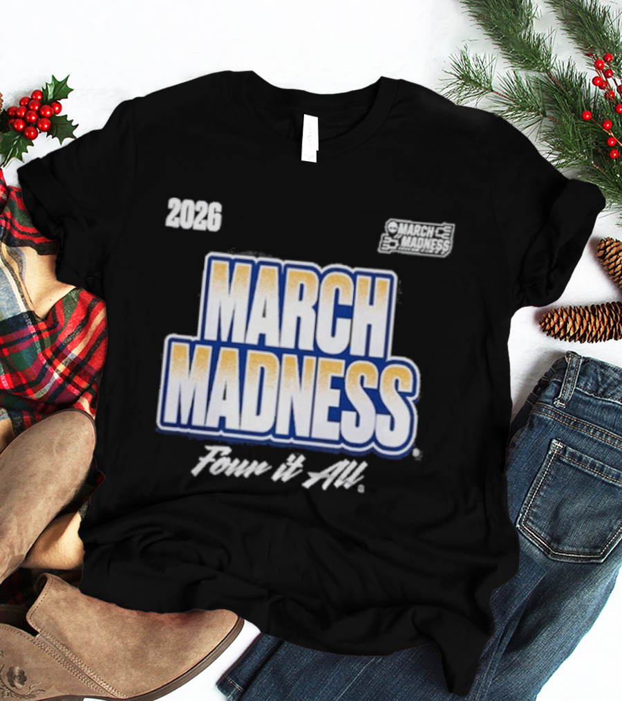 2026 NCAA Women's Basketball Tournament March Madness Power And Skill T-Shirt