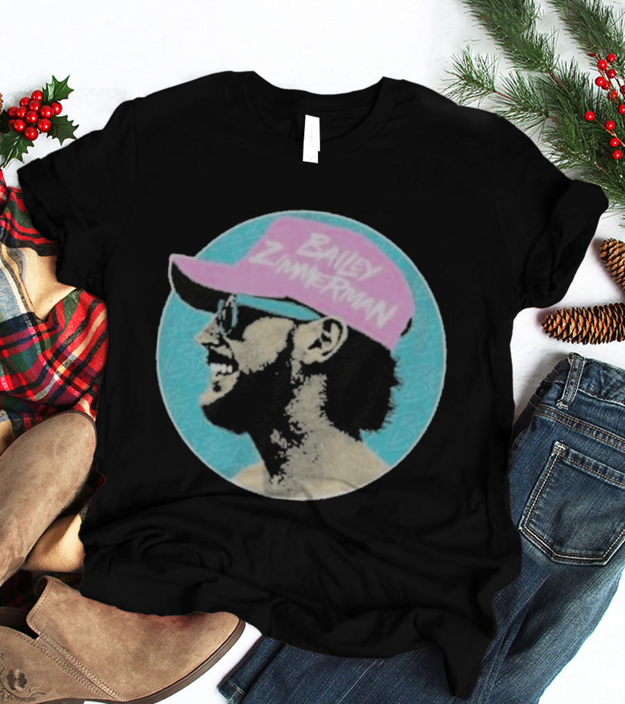 Bailey Zimmerman Circular Pink Hat Profile T-Shirt