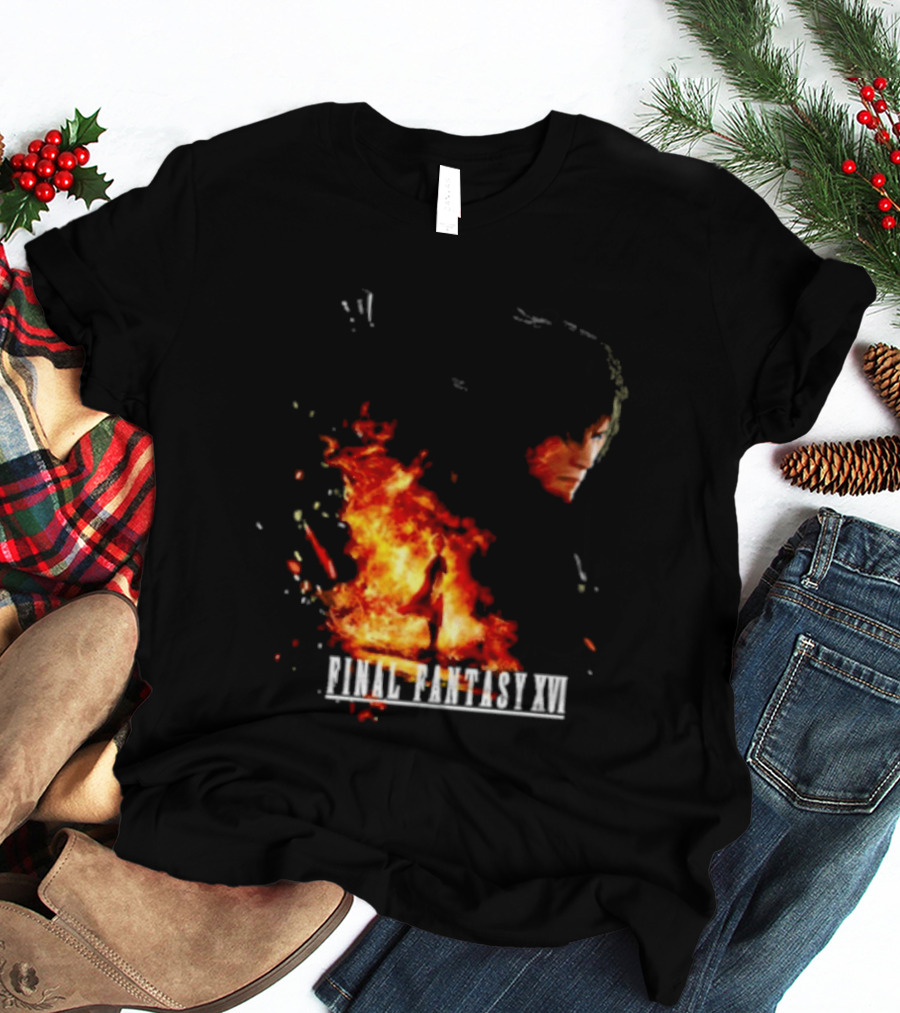 Ben Starr Final Fantasy XVI Fire Element T-Shirt