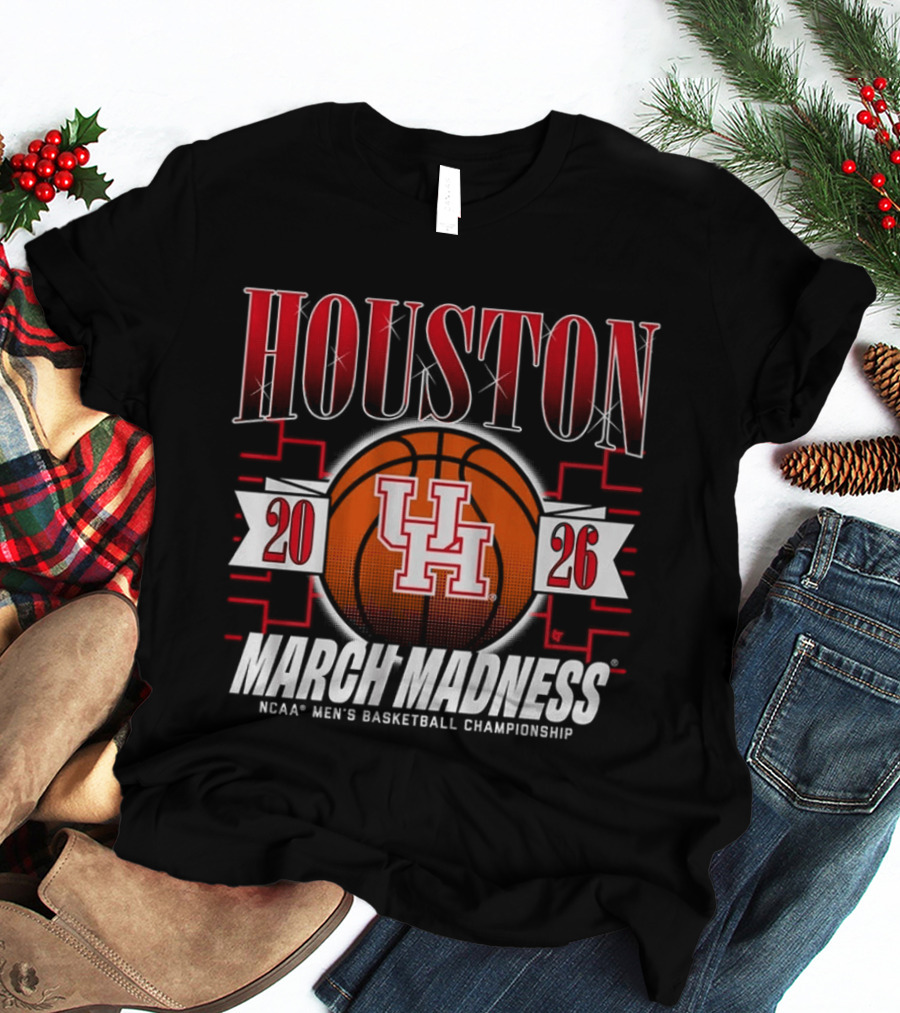 Houston Cougars 2026 NCAA Men's Basketball Championship March Madness T-Shirt