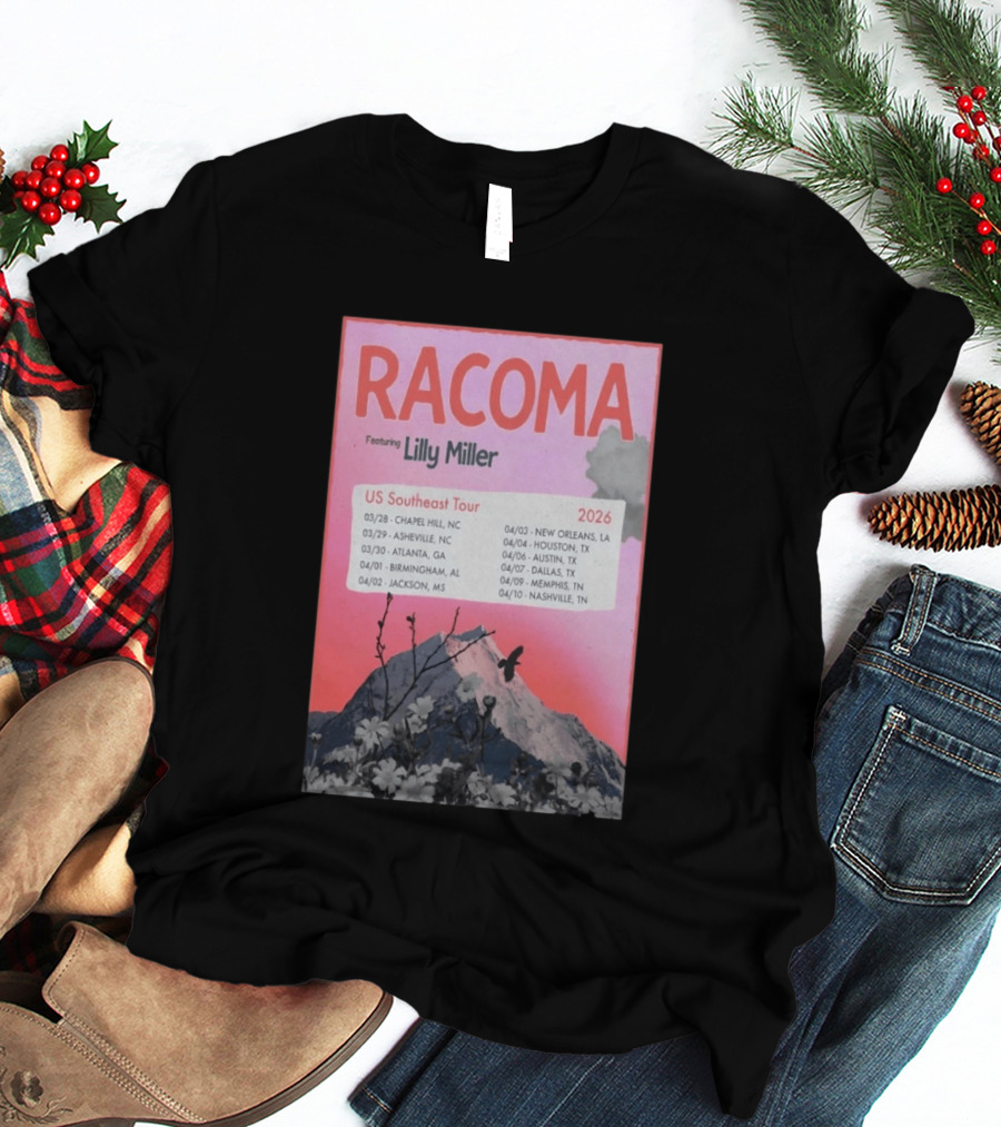 Racoma Ft Lilly Miller US Southeast Tour 2026 T-Shirt