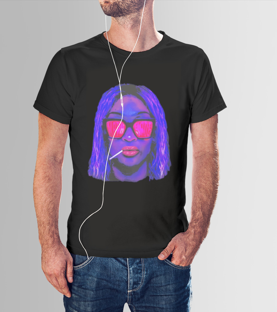 Mara Sadé Lollipop Neon Sunglasses Pop T-Shirt