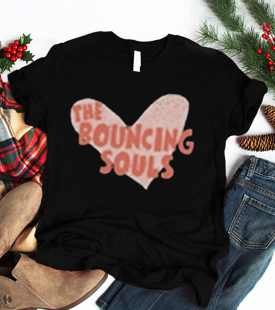 The Bouncing Souls Heart Shaped Hopeless Romantic T-Shirt