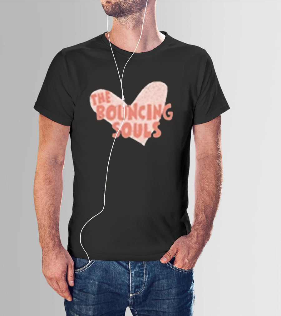 The Bouncing Souls Heart Shaped Hopeless Romantic T-Shirt