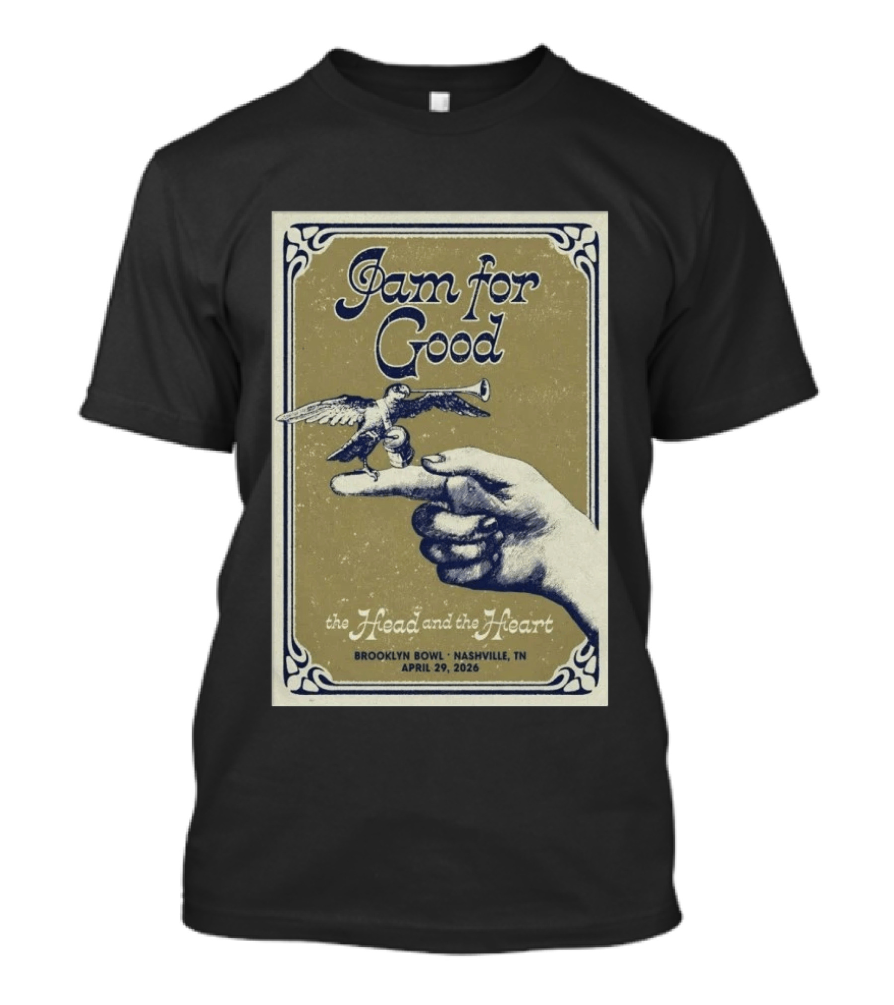 Jam For Good The Head And The Heart Brooklyn Bowl Nashville TN April 29 2026 T-Shirt