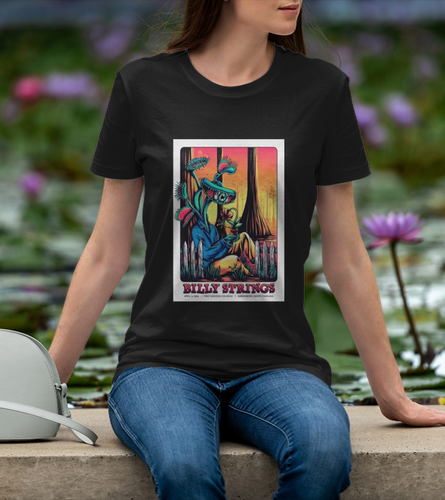 Billy Strings April 14 2026 First Horizon Coliseum Greensboro North Carolina Botanical T-Shirt