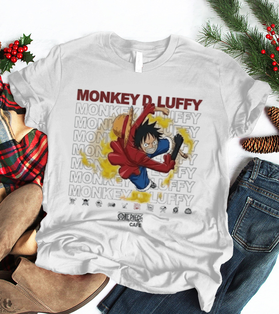 Popeyes Ishowspeed One Piece Monkey D. Luffy 2026 T-Shirt