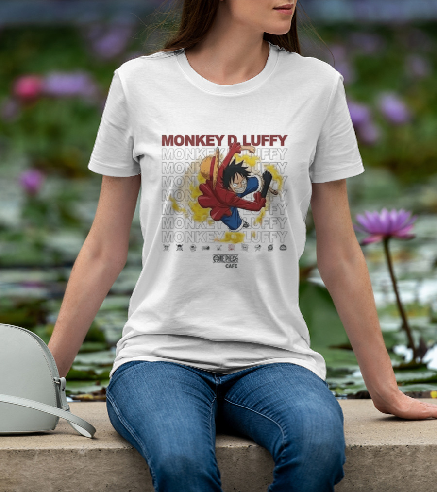 Popeyes Ishowspeed One Piece Monkey D. Luffy 2026 T-Shirt