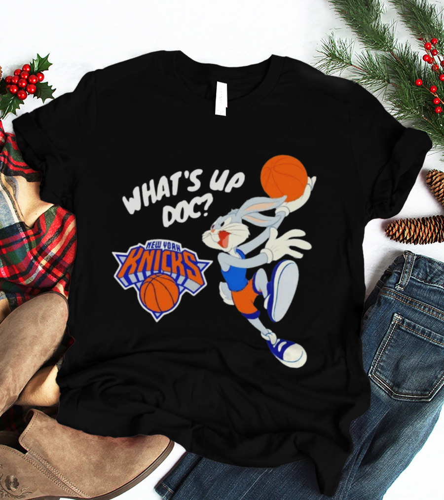Bugs Bunny New York Knicks What's Up Doc Basketball T-Shirt