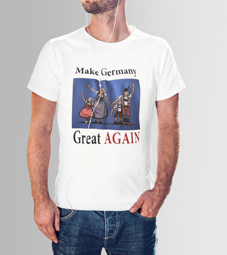 Make Germany Great Again Dirndl Lederhosen Family Celebration T-Shirt