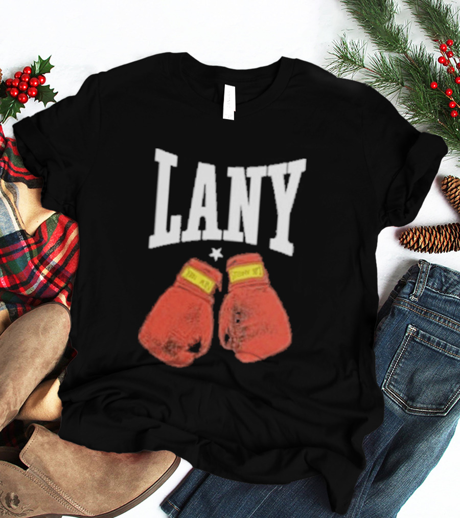 Lany Red Boxing Gloves Icon With Star T-Shirt