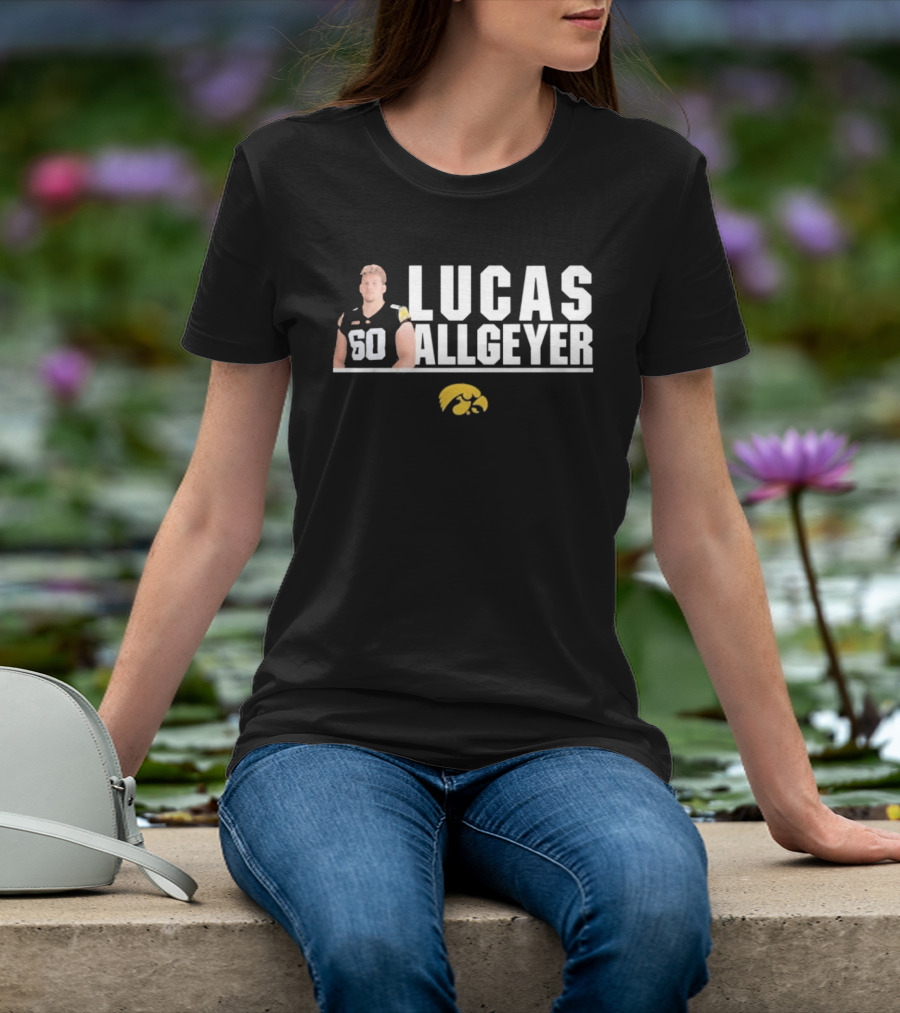 Lucas Allgeyer Iowa Hawkeyes Player 60 T-Shirt