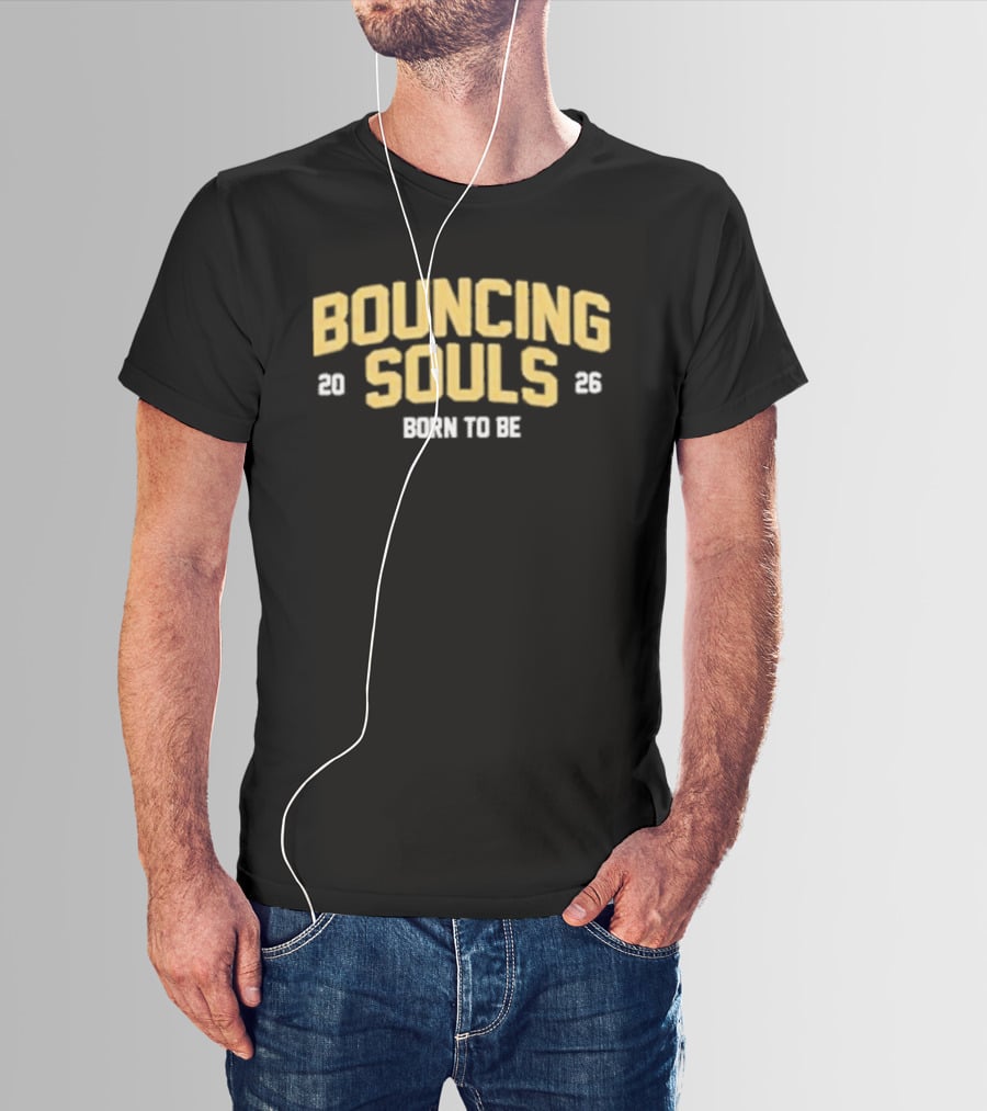 Bouncing Souls Born To Be 2026 Vintage Style 90s Punk Rock Band Retro Fan Merch T-Shirt