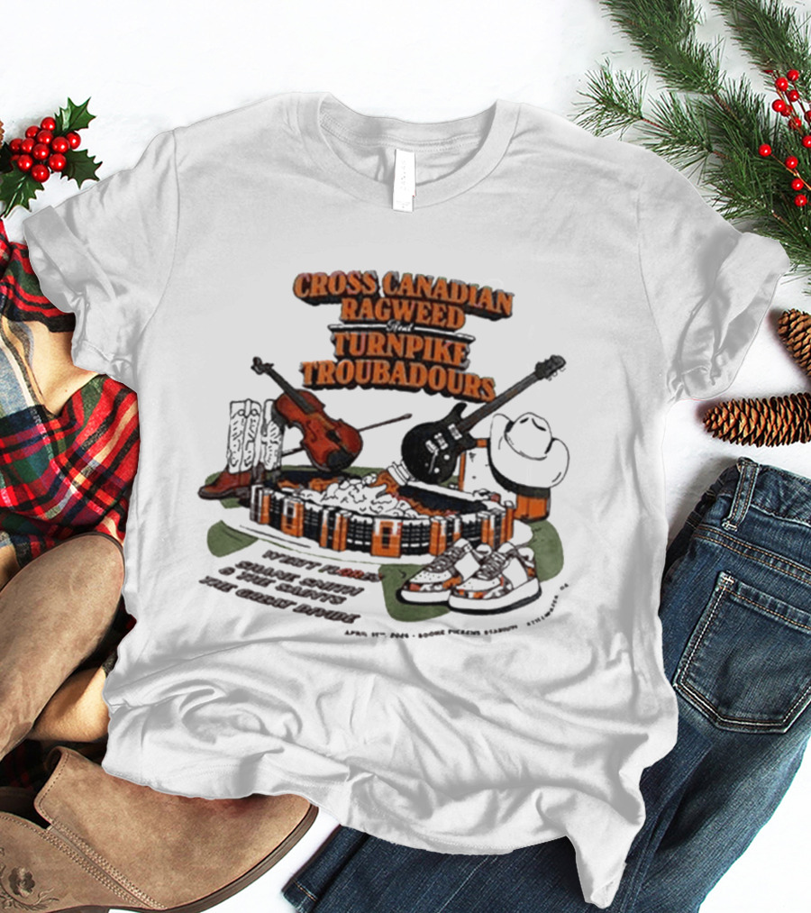 Cross Canadian Ragweed Turnpike Troubadours Whiskey Rock State Fair Grounds Oklahoma City T-Shirt