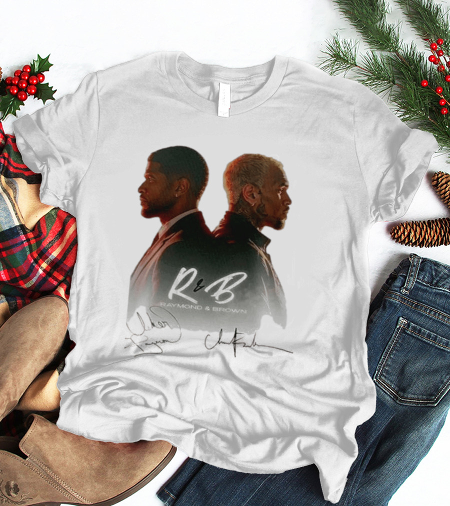 Raymond & Brown R&B Tour Usher Chris Brown Collaboration T-Shirt